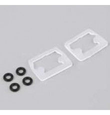 3m TL5 recessed floor LED profile (anodized, silver), set with opal cover 3m TL5 recessed floor LED profile (anodized, silver), set with opal cover