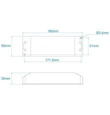 24Vdc, 45W, 0-10V dimmable LED driver ELED-45-24V 24Vdc, 45W, 0-10V dimmable LED driver ELED-45-24V