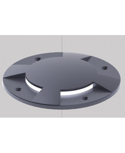 Ground nDisc LED lamp ALU, 3000K, 230V AC Ground nDisc LED lamp ALU, 3000K, 230V AC