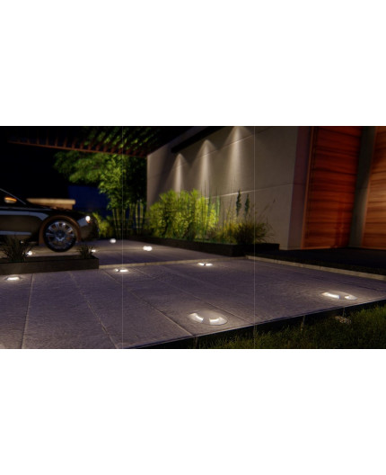 Ground nDisc LED lamp ALU, 3000K, 230V AC Ground nDisc LED lamp ALU, 3000K, 230V AC