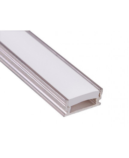 P5 recessed LED profile, 2m, raw aluminium, plus special diffuser P5 recessed LED profile, 2m, raw aluminium, plus special diffuser