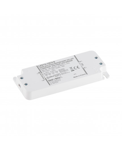 15W 12Vdc, Constant Voltage LED Driver, LED15-12CV-S, Govena 15W 12Vdc, Constant Voltage LED Driver, LED15-12CV-S, Govena