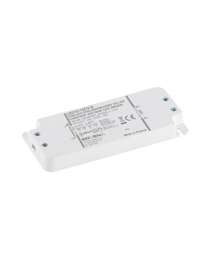 12W 12Vdc, Constant Voltage LED Driver, LED12-12CV-S, Govena 12W 12Vdc, Constant Voltage LED Driver, LED12-12CV-S, Govena