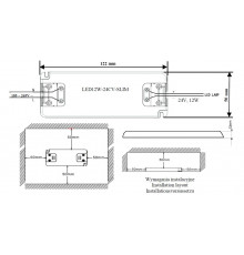 12W 24Vdc, Constant Voltage LED Driver, LED12-24CV-S, Govena 12W 24Vdc, Constant Voltage LED Driver, LED12-24CV-S, Govena