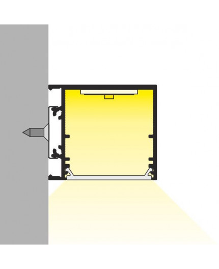 T1D, T22H, T22L, TU2, T3, TL2, TL2F, TXL2, TCW2, Mounting Bracket for LED profile T1D, T22H, T22L, TU2, T3, TL2, TL2F, TXL2, TCW2, Mounting Bracket for LED profile