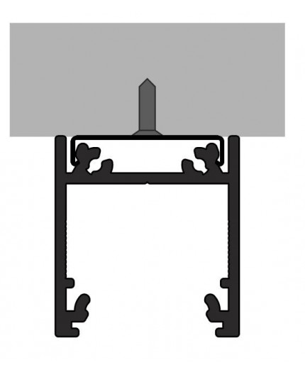 T1D, T22H, T22L, TU2, T3, TL2, TL2F, TXL2, TCW2, Mounting Bracket for LED profile T1D, T22H, T22L, TU2, T3, TL2, TL2F, TXL2, TCW2, Mounting Bracket for LED profile