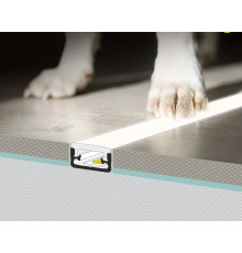 LED profile FLOOR8 K anod. LED profile FLOOR8 K anod.