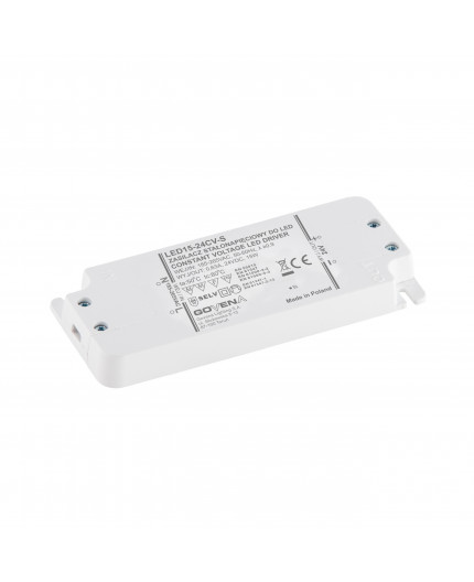 15W 24Vdc Constant Voltage LED Driver, LED15-24CV-S, Govena 15W 24Vdc Constant Voltage LED Driver, LED15-24CV-S, Govena