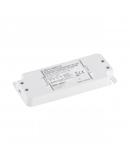 12W 340mA, Constant Current LED Driver, LED12-340CC-S, Govena 12W 340mA, Constant Current LED Driver, LED12-340CC-S, Govena