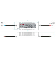 120W 12Vdc Single Output Switching LED Power Supply, IP67, GPV-120-12 120W 12Vdc Single Output Switching LED Power Supply, IP67, GPV-120-12
