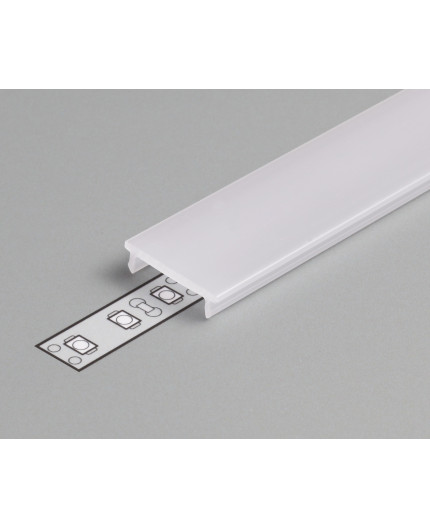 C3M, T1D, TL2, T3, TL2F, T22L, T22H 2m extra diffuser / cover for LED profile C3M, T1D, TL2, T3, TL2F, T22L, T22H 2m extra diffuser / cover for LED profile