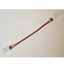 2 Pin Tape to Tape Bridge Connector for IP20 Single Colour 8mm COB/SMD, 150mm wires 2 Pin Tape to Tape Bridge Connector for IP20 Single Colour 8mm COB/SMD, 150mm wires