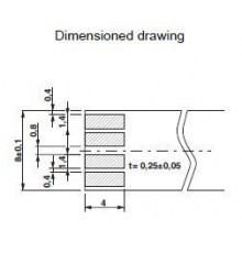PCB Connector 8mm Phoenix Contact, PTF 0,3/ 4-WB-1,8-H – 1826114 PCB Connector 8mm Phoenix Contact, PTF 0,3/ 4-WB-1,8-H – 1826114