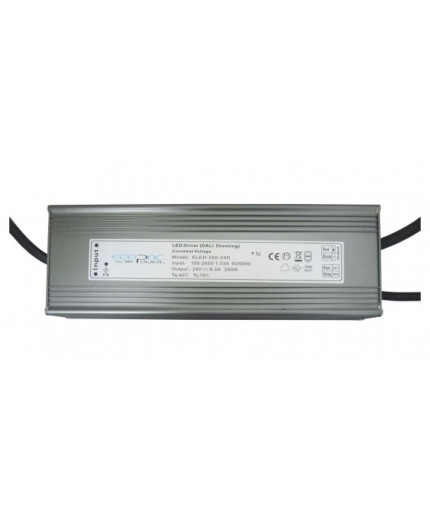 24Vdc 200W DALI dimmable LED driver, ELED-200-24D 24Vdc 200W DALI dimmable LED driver, ELED-200-24D