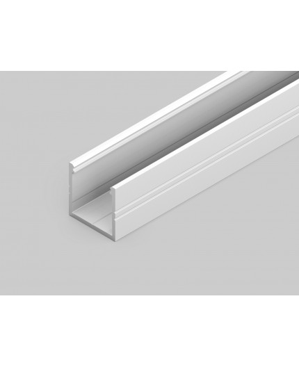 2m LED profile TH2 (painted, white), set with cover 2m LED profile TH2 (painted, white), set with cover