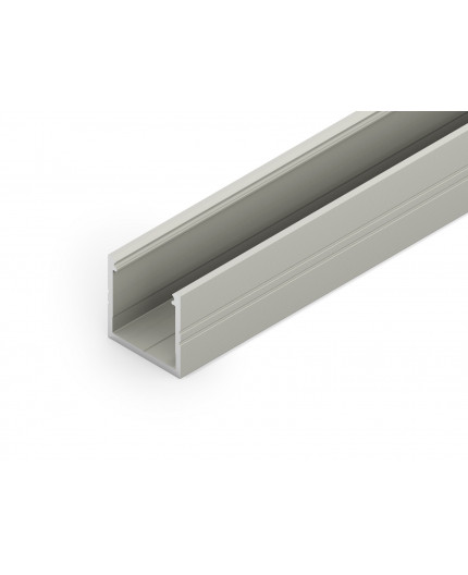 2m LED profile TH2 (anodized, silver), set with cover 2m LED profile TH2 (anodized, silver), set with cover