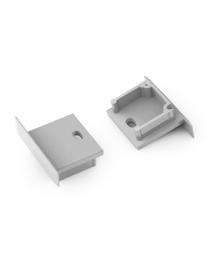 2m LED profile TH1 (anodized, silver), set with opal over 2m LED profile TH1 (anodized, silver), set with opal over