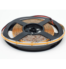 24VDC COB LED tape, ultra warm white 2200K 18W/m 5m (90W) Pro series