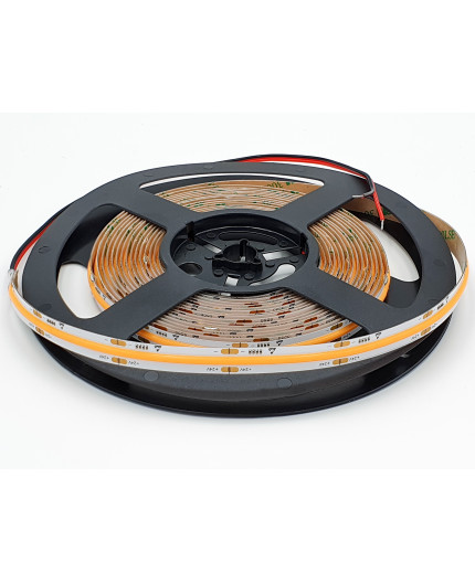 24VDC COB LED tape ultra warm white 2200K 18W/m 5m (90W) Pro series 24VDC COB LED tape ultra warm white 2200K 18W/m 5m (90W) Pro series