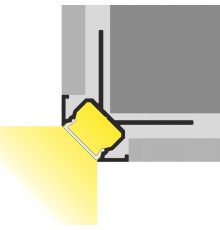 LED profile UNI-TILE12 270deg C PLUS anod. LED profile UNI-TILE12 270deg C PLUS anod.