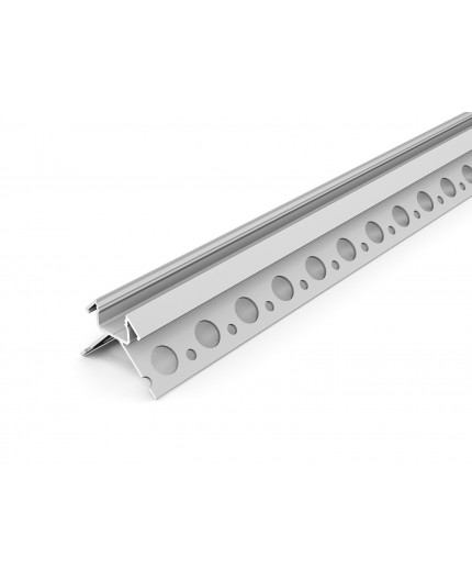 LED profile UNI-TILE12 270deg C PLUS anod. LED profile UNI-TILE12 270deg C PLUS anod.