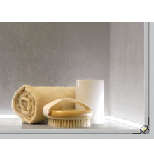 LED profile UNI-TILE12 90deg C PLUS anod. LED profile UNI-TILE12 90deg C PLUS anod.