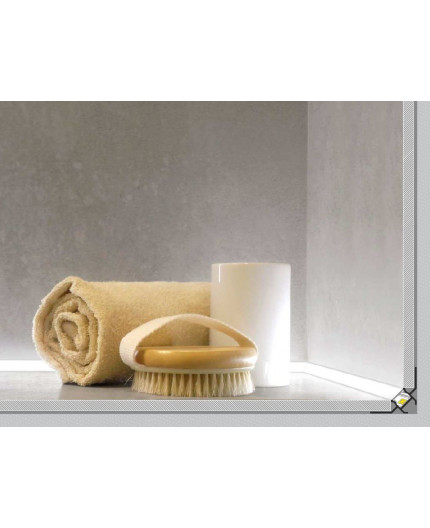 LED profile UNI-TILE12 90deg C PLUS anod. LED profile UNI-TILE12 90deg C PLUS anod.