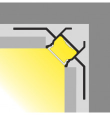 LED profile UNI-TILE12 90deg C PLUS anod. LED profile UNI-TILE12 90deg C PLUS anod.
