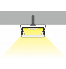 2m T22L LED profile (anodized, silver), 18mm x 8mm, set with cover 2m T22L LED profile (anodized, silver), 18mm x 8mm, set with cover