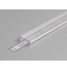 1m T22H LED profile (anodized, silver), 18mm x 18mm, set with cover 1m T22H LED profile (anodized, silver), 18mm x 18mm, set with cover