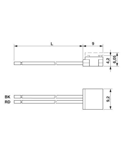 PCB Connector 8mm Phoenix Contact, PTF 0,3/ 2-WB-1,8-H – 1826091 PCB Connector 8mm Phoenix Contact, PTF 0,3/ 2-WB-1,8-H – 1826091