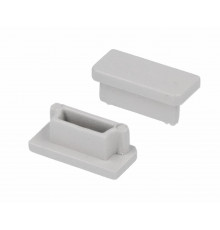 T22L NO HOLE extra end cap for LED profile