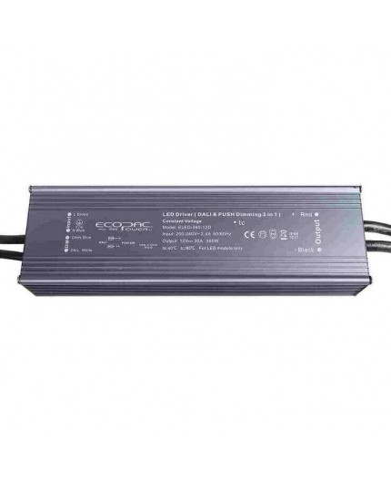 12Vdc 300W DALI dimmable LED driver, active PFC