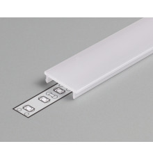 1m T3 LED profile (anodized, black), 24mm x 19mm, set with cover 1m T3 LED profile (anodized, black), 24mm x 19mm, set with cover