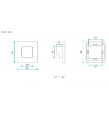 Single zone E1 dimming LED strips touch Panel / Controller Ltech Single zone E1 dimming LED strips touch Panel / Controller Ltech