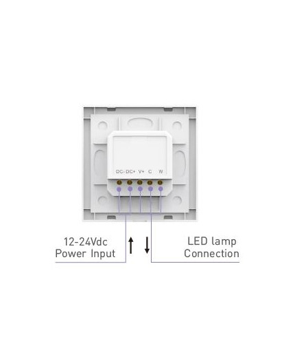 4 Zone LED Dimmer Module, 12-24v DC For Low Voltage Lights