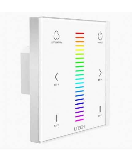 Single / multi zone E3 RGB LED strips touch Panel / Controller Ltech Single / multi zone E3 RGB LED strips touch Panel / Controller Ltech