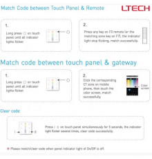 Single zone E3 RGB LED strips touch Panel / Controller Ltech Single zone E3 RGB LED strips touch Panel / Controller Ltech