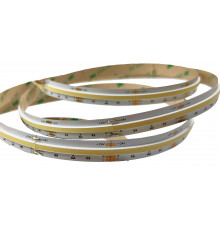 24VDC 2700K-6500K COB LED tape with bounding wall, CCT tuneable 19W/m, 5m (95W), IP20, Pro series 24VDC 2700K-6500K COB LED tape with bounding wall, CCT tuneable 19W/m, 5m (95W), IP20, Pro series