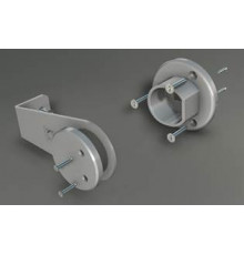 W1 Extra single extension arm / end holder for Oval Wardrobe Clothes Hanging Rail