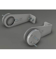 W1 Extra double extension arm / end holder for Oval Wardrobe Clothes Hanging Rail