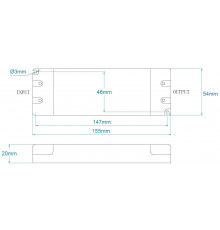 12Vdc 30W Triac dimmable (leading / trailing edge) LED driver, ELED-30P-12T, Premium 12Vdc 30W Triac dimmable (leading / trailing edge) LED driver, ELED-30P-12T, Premium