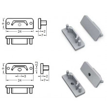 TL2F extra end cap for LED profile TL2F extra end cap for LED profile