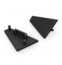 LED profile CORNER14 EE7F/TY black anod. LED profile CORNER14 EE7F/TY black anod.