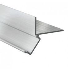 2m Glow-Down LED profile (raw aluminum), set with opal cover 2m Glow-Down LED profile (raw aluminum), set with opal cover