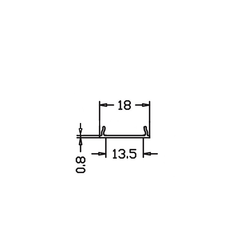 3m bendable/ flexible aluminium extrusion for LED strips (NO diffuser) 3m bendable/ flexible aluminium extrusion for LED strips (NO diffuser)