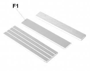 2m flat 12mm x 1.2mm Heat Sink LED profile F1, silver anodized 2m flat 12mm x 1.2mm Heat Sink LED profile F1, silver anodized