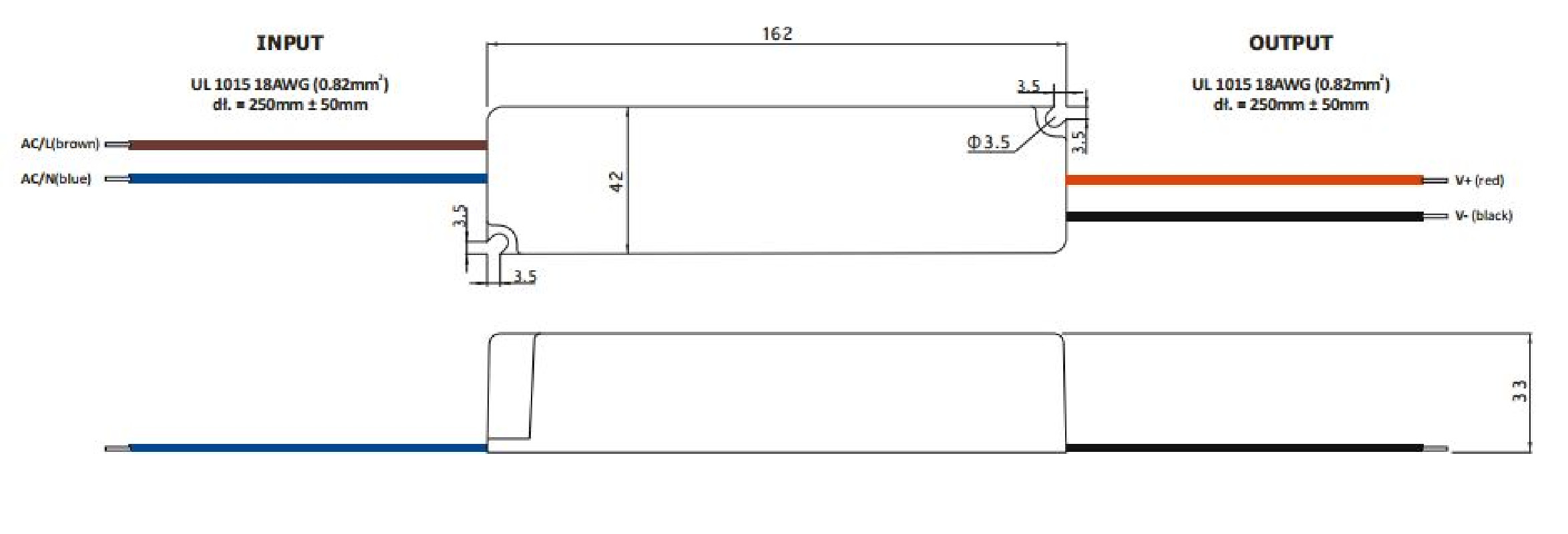 72W 24Vdc Single Output Switching LED Power Supply, GL Power, TÜV 72W 24Vdc Single Output Switching LED Power Supply, GL Power, TÜV