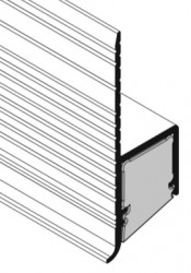 3m Plaster-in LED profile DWT1 for ceiling and drywall, opal diffuser 3m Plaster-in LED profile DWT1 for ceiling and drywall, opal diffuser