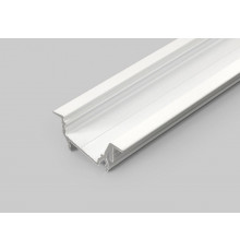LED profile DIAGONAL14 F/TY white painted